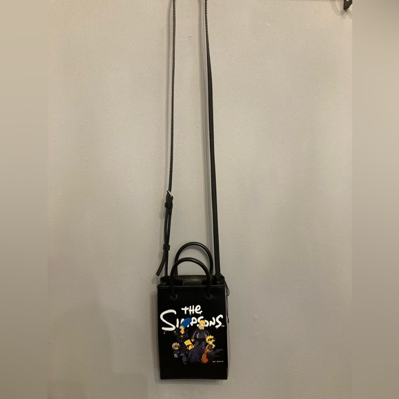 BNWT BALENCIAGA x SIMPSONS Mini Leather Tote - Picture 5 of 14